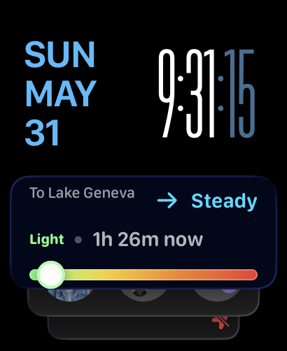 DriveWindow Apple Watch Smart Stack style preview